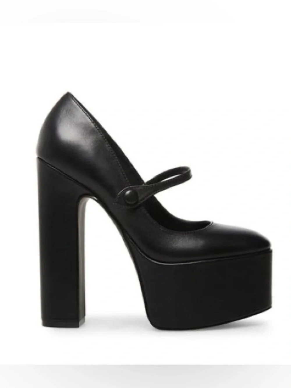 Pleaser Style Chunky Platform Mary Jane Pump Heels